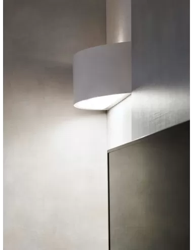 Martini 82084.05 Applique murale en plâtre moulé, corps blanc uniquement, sans ampoule